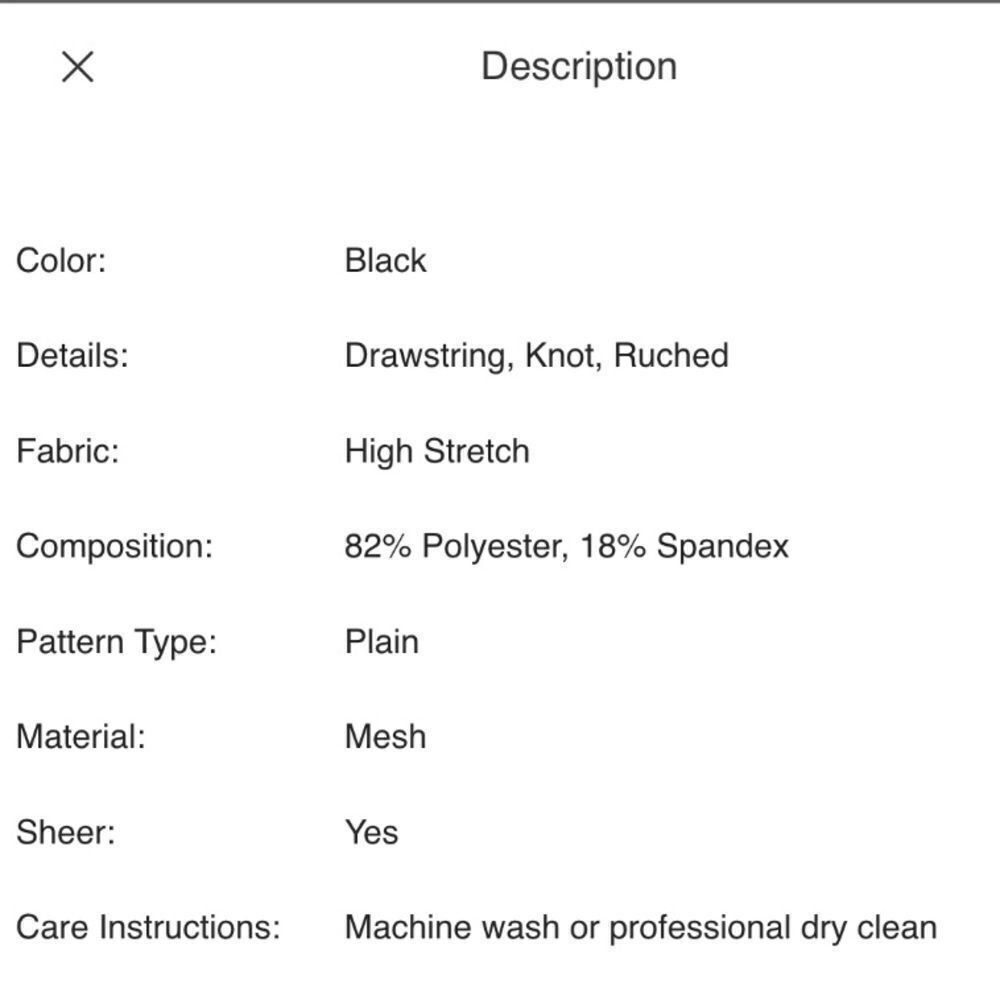 Mesh Drawstring Cover Up Skirt - Picture 5 of 5